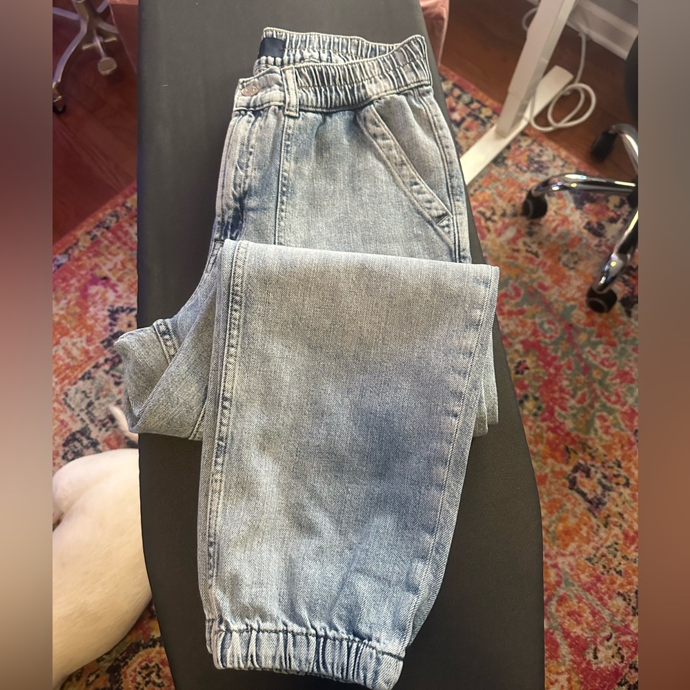 GAP Light Wash Denim Joggers